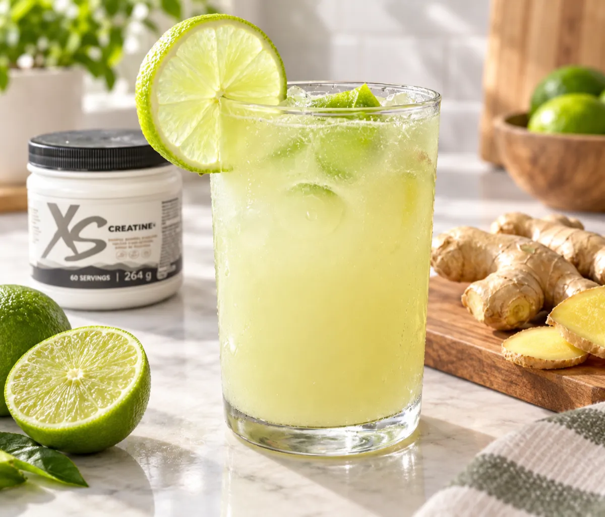 Limette-Ingwer-Limonade